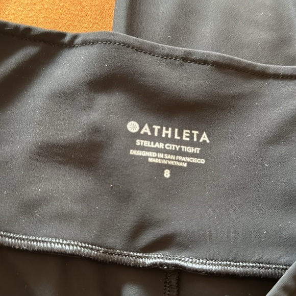 Athleta Stellar City Tight Black Leggings Size 8 - Picture 5 of 7